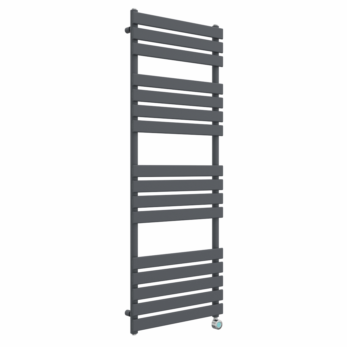 Juva 1600 x 600mm Sand Grey Flat Panel Thermostatic Touch Control Electric Heated Towel Rail