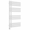 Koli 1200 x 600mm White Thermostatic Touch Control Electric Heated Towel Rail