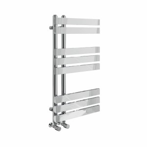 Koli 800 x 450 Designer Towel Rail - Chrome