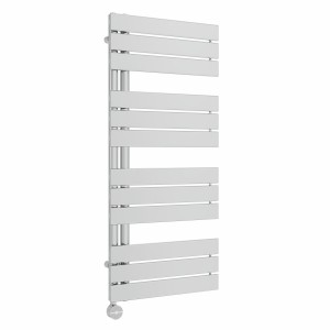 Kristiansund 1126 x 500mm Chrome Thermostatic Touch Control Electric Heated Towel Rail