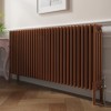 Bern 600 x 1460mm Traditional Metallic Bronze Horizontal Four Column Radiator