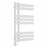 Koli 800 x 450mm White Thermostatic Touch Control Electric Heated Towel Rail