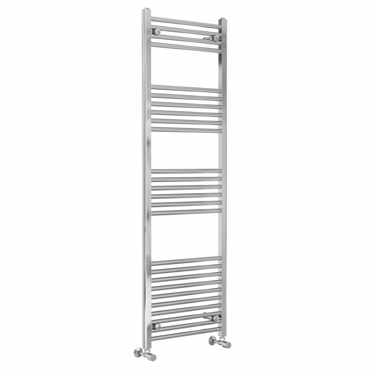 Bergen 1600 x 500mm Straight Chrome Heated Towel Rail