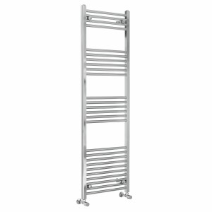 Bergen 1600 x 500mm Straight Chrome Heated Towel Rail