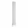 Bern 1800 x 290mm Traditional White Vertical Four Column Radiator