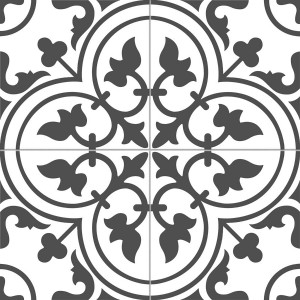 Bourton Monochrome Black 450x450x9mm - 1.21sqm - 6 - Box Qty