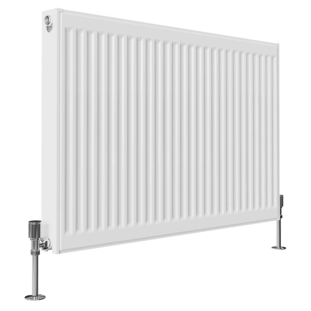 Type 21 H600 x W900 mm Compact Double Panel Single Convector Radiator - White