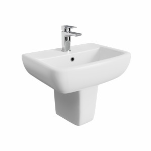 Feel 600 Basin with Semi Pedestal