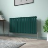 Karlstad 600 x 1158mm Blue Green Single Flat Panel Horizontal Designer Radiator