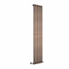 Lulea 1800 x 340mm Black Copper Single Vertical Flat Panel Designer Radiator