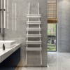Carisa Jacobs W 2000 x 535mm White Designer Aluminium Towel Rail