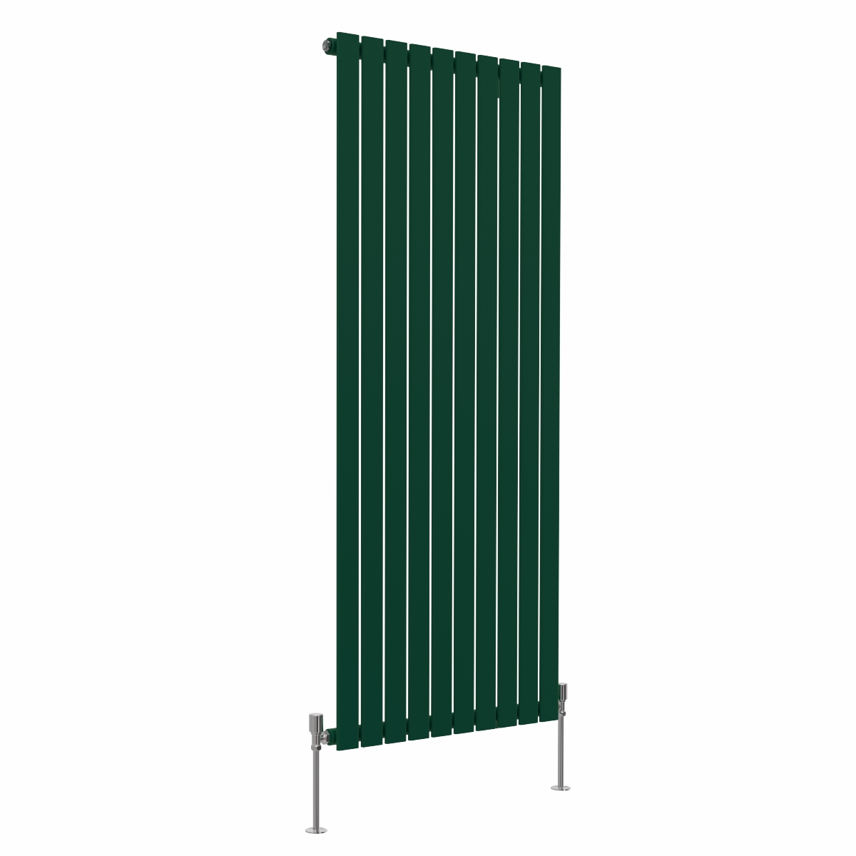 Karlstad 1600 x 682mm Moss Green Single Flat Panel Vertical Designer Radiator