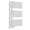 Kristiansund 824 x 500mm Dual Fuel Chrome Simple Electric Heated Towel Rail