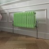 Bern 300 x 605mm Pastel Green Double Horizontal Column Radiator