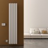 Carisa Boreas S 1800 x 369mm White Designer Aluminium Electric Radiator