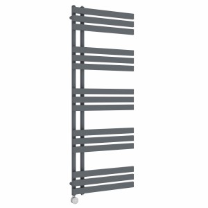 Koli 1600 x 600mm Anthracite Thermostatic Touch Control Electric Heated Towel Rail