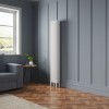 Bern 1800 x 290mm White Four Column Vertical Traditional Radiator