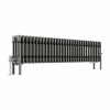 Bern 300 x 1460mm Raw Metal Four Column Horizontal Traditional Radiator