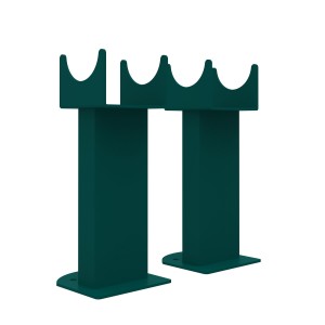 Karlstad Flat Panel Radiator Feet - Bright Orange
