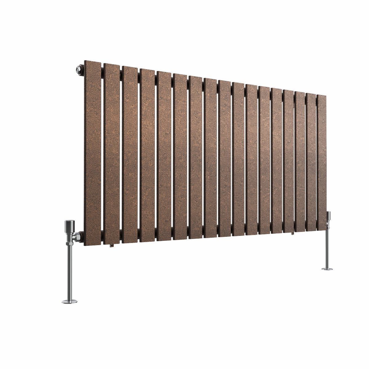 Karlstad 600 x 1158mm Black Copper Single Horizontal Flat Panel Designer Radiator