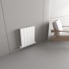 Carisa Nemo Double 600 x 470mm White Designer Aluminium Radiator