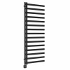 Kemi 1600 x 600mm Black Thermostatic Touch Control Wifi Electric Heated Towel Rail