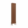 Bern 1500 x 380mm Traditional Metallic Bronze Vertical Four Column Radiator