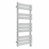 Juva 1000 x 450mm Chrome Flat Panel Thermostatic Touch Control Wifi Electric Heated Towel Rail
