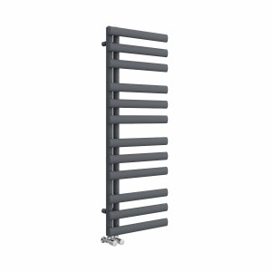 Kongsberg 1200 x 450 Designer Towel Radiator - Anthracite