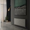 Carisa Tallis Double XL 590 x 1200mm White Designer Aluminium Radiator