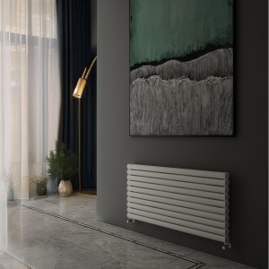 Carisa Tallis Double XL 590 x 1200mm White Designer Aluminium Radiator