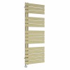 Kristiansund 1380 x 500mm Brushed Brass Thermostatic Touch Control Electric Heated Towel Rail