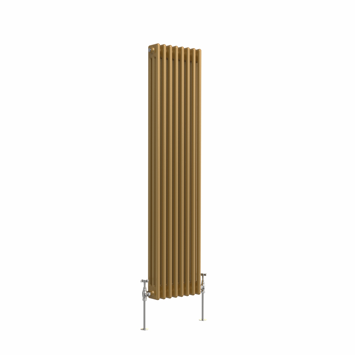 Bern 1500 x 380mm Metallic Gold Triple Vertical Column Radiator