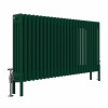 Bern 600 x 1190mm Traditional Moss Green Horizontal Four Column Radiator