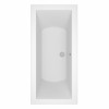 Sawley 1700 x 800mm Straight Bath Double Ended