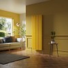 Lulea 1800 x 620mm Zinc Yellow Double Vertical Flat Panel Designer Radiator