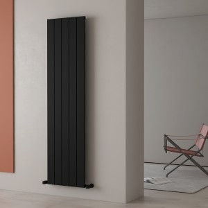 Carisa Nemo 1800 x 470mm Black Designer Aluminium Radiator