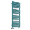Terma Warp T Bold Heated Towel Rail 1110x500mm Matt Teal