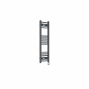 Bergen 1000 x 300mm Straight Anthracite Thermostatic Touch Control Electric Heated Towel Rail
