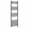 Fjord 1600 x 500mm Curved Anthracite HEC Thermostatic Electric Heated Towel Rail