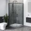 Ai6 Quadrant Shower Enclosure 800mm x 800mm - Black