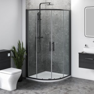 Ai6 - 800 x 800mm Quadrant Shower Enclosure - Black
