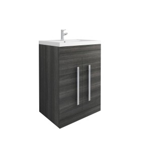 Calm Grey 600mm Freestanding Vanity Unit & Basin