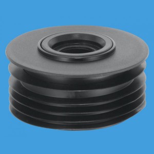 McAlpine DC2-BL - Drain Connector Black 32 / 40mm