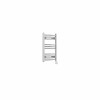 Fjord 600 x 400mm Curved Chrome Thermostatic Touch Control Electric Heated Towel Rail