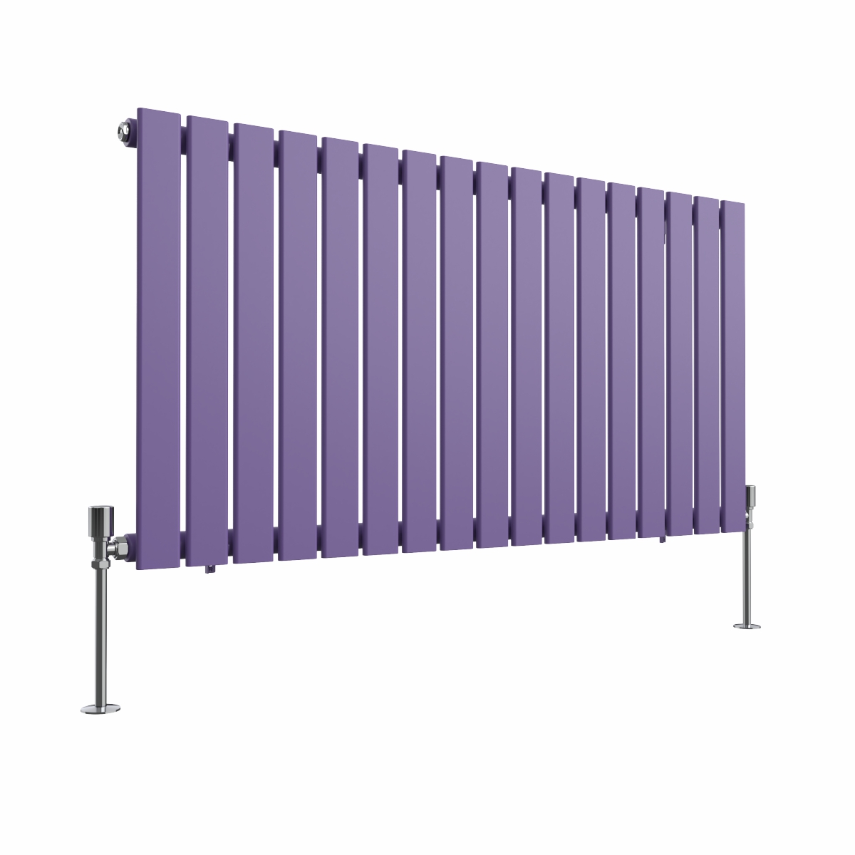 Karlstad 600 x 1158mm Elegant Purple Single Horizontal Flat Panel Designer Radiator