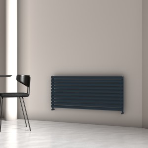 Carisa Tallis XL 590 x 1400mm Anthracite Designer Aluminium Radiator