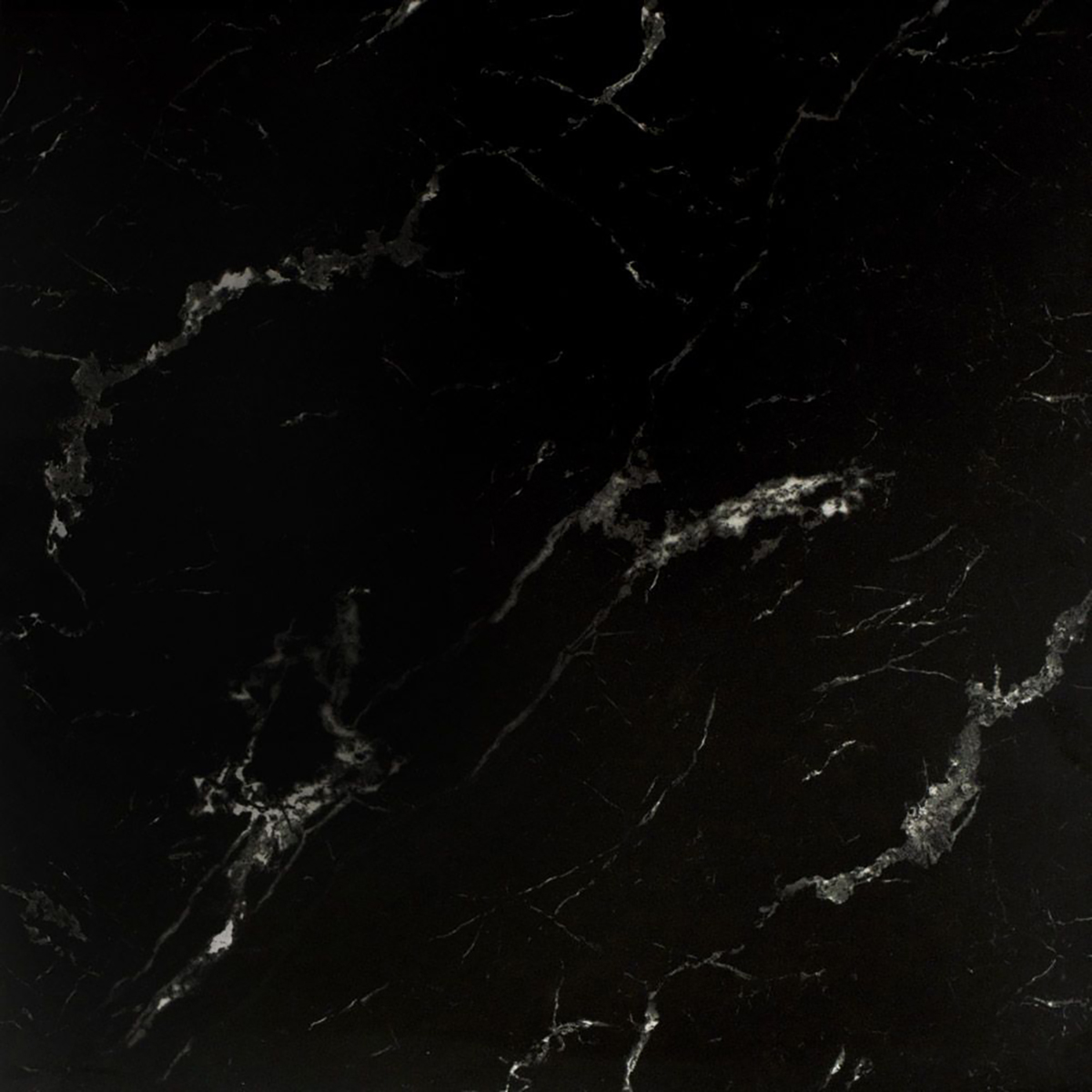 Genova Black Polished Marble Effect 600x600 - 1.08sqm - 3 - Box Qty