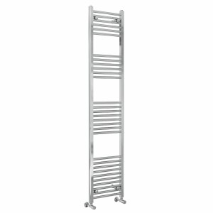 Bergen 1800 x 400mm Straight Chrome Heated Towel Rail