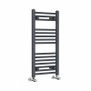 Bergen 800 x 400mm Straight Anthracite Heated Towel Rail